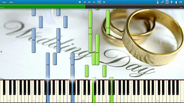 Mendelssohn - Wedding March - Synthesia Piano Solo Tutorial