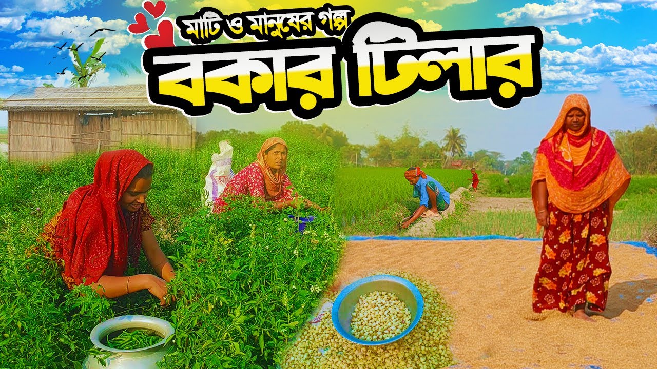 বকার টিলার গ্রামীণ জীবন ধারা মাটি ও মানুষের গল্প | Village Life of Bangladesh | Bakartila Village