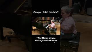 Were you able to finish the end of the melody? #pianist #piano #worship #waymaker #jesus #god #fypシ