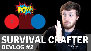 Enemy attacking and player health (Survival Crafter Devlog #2)