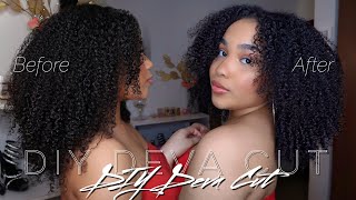 HOW I GIVE MYSELF A DEVA CUT AT HOME | CUTTING & SHAPING MY 3C/4A HAIR