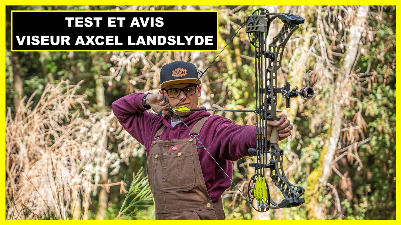 Viseur Axcel LANDSLYDE Carbon Pro Avec Lunette AV-41 – Broche Unique 0.019″ – Neuf