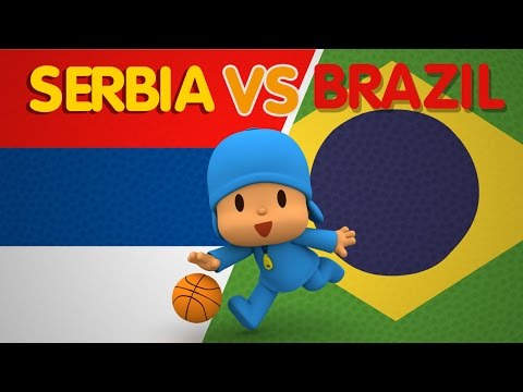 Pocoyo Basketball Worldcup: SERBIA vs BRAZIL