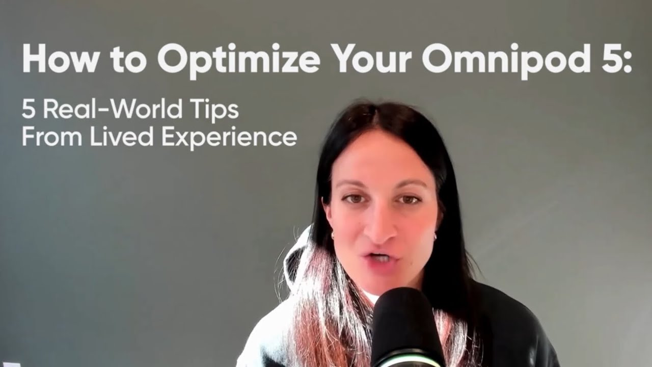 5 Tips to Optimize Your Omnipod 5! #t1d #podcast #omnipod #diabetestype1 #type1diabetes #diabetes