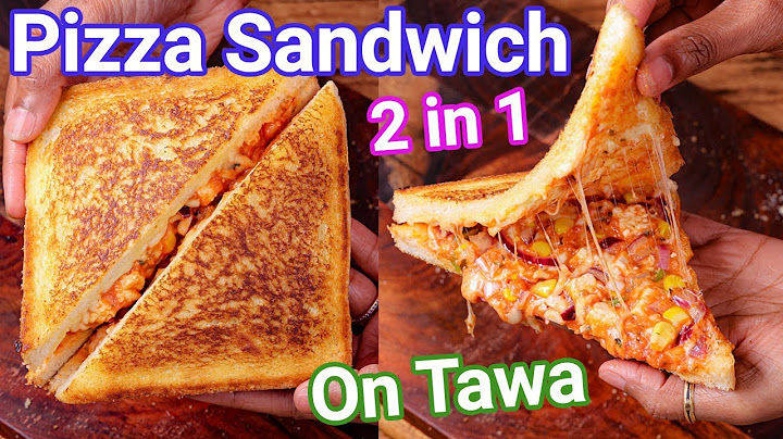 Pizza Sandwich on Tawa - 2 in 1 Kids Favorite Recipe | Veg Grilled Pizza Sandwich - Street Style