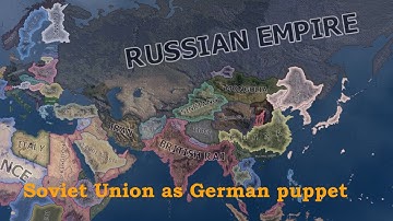 WW2 but Germany puppets the Soviet Union | HOI4 Timelapse