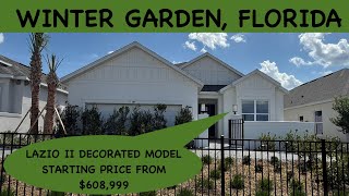 New Home Tour. Esplanade at McKinnon Groves Community Winter Garden,FL.The Lazio II Decorated Model.