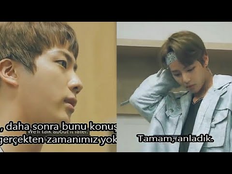 Taehyung ve Jin tartışıyor (Türkçe altyazılı)