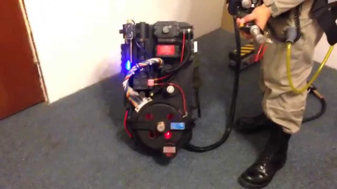 Ghostbusters Proton Pack & Ghost Trap Demo with E-Cig Venting