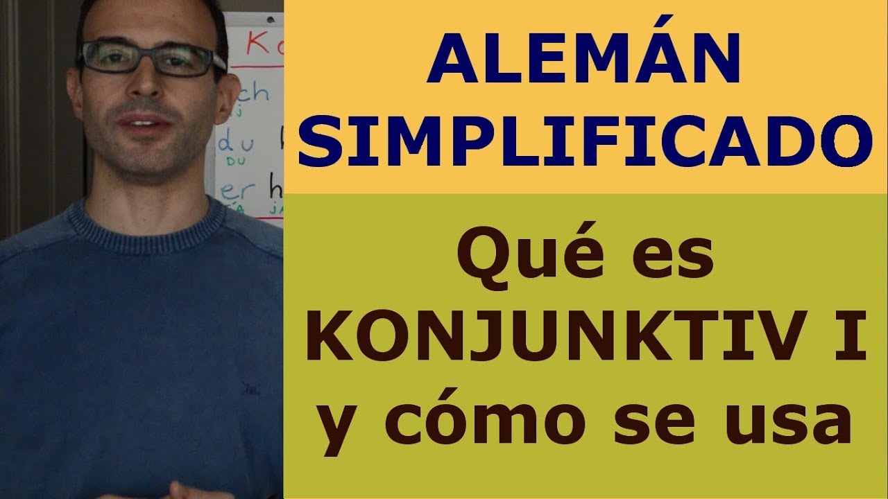 Aprender Aleman KONJUNKTIV I con pronunciacion