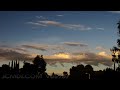 V05907 Jet trail passes over alto-cumulus 720p timelapse HD