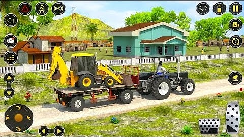 Real JCB Backhoe Loader Game by Games Quest - Android Gameplay