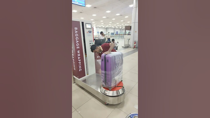 Baggage wrapping in Hyderabad