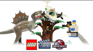 LEGO Studios Spinosaurus Attack Set REVIEW | LEGO Studios Jurassic Park 3 | 2001