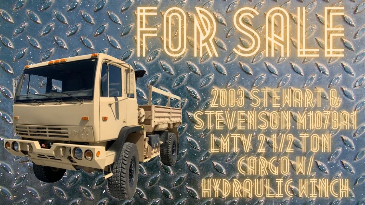 FOR SALE NOW 2003 Stewart Stevenson M1078A1 LMTV 2 1 2 Ton Military for-sale-now-2003-stewart-stevenson-m1078a1-lmtv-2-1-2-ton-military