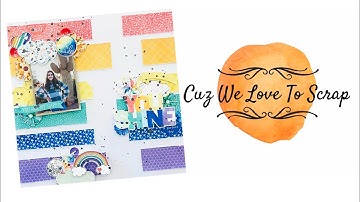 You Shine 12x12 Scrapbooking Process video for #30dscbl11