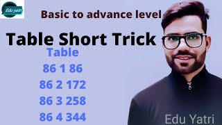 1-1000 Table Trick | Best Table Trick | Easy Way To Learn Table | Vedic Maths | 2 & 3 Digit Table |
