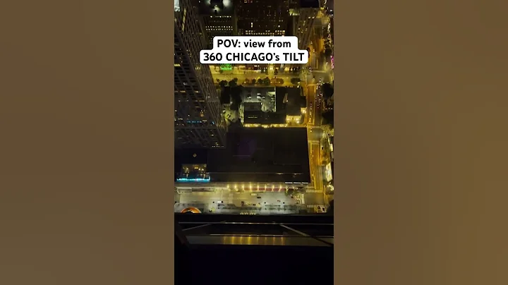 POV of Chicago’s TILT thrill ride🫣 #360chicago #chicago #tilt #heights #thrillride #scary #wow