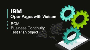 Business Continuity Management Business Continuity Test Plan object