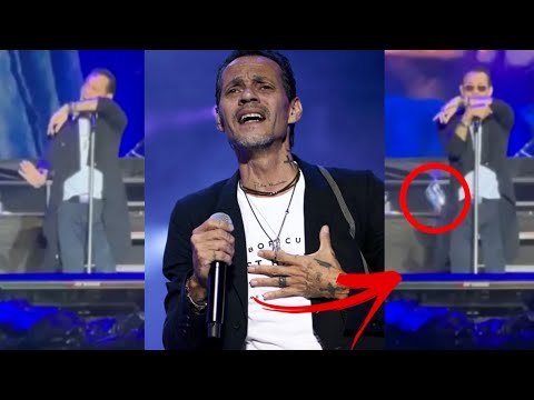 La Reacción De Marc Anthony Cuando Un Fan Le Tira Una Botella | VÍDEO