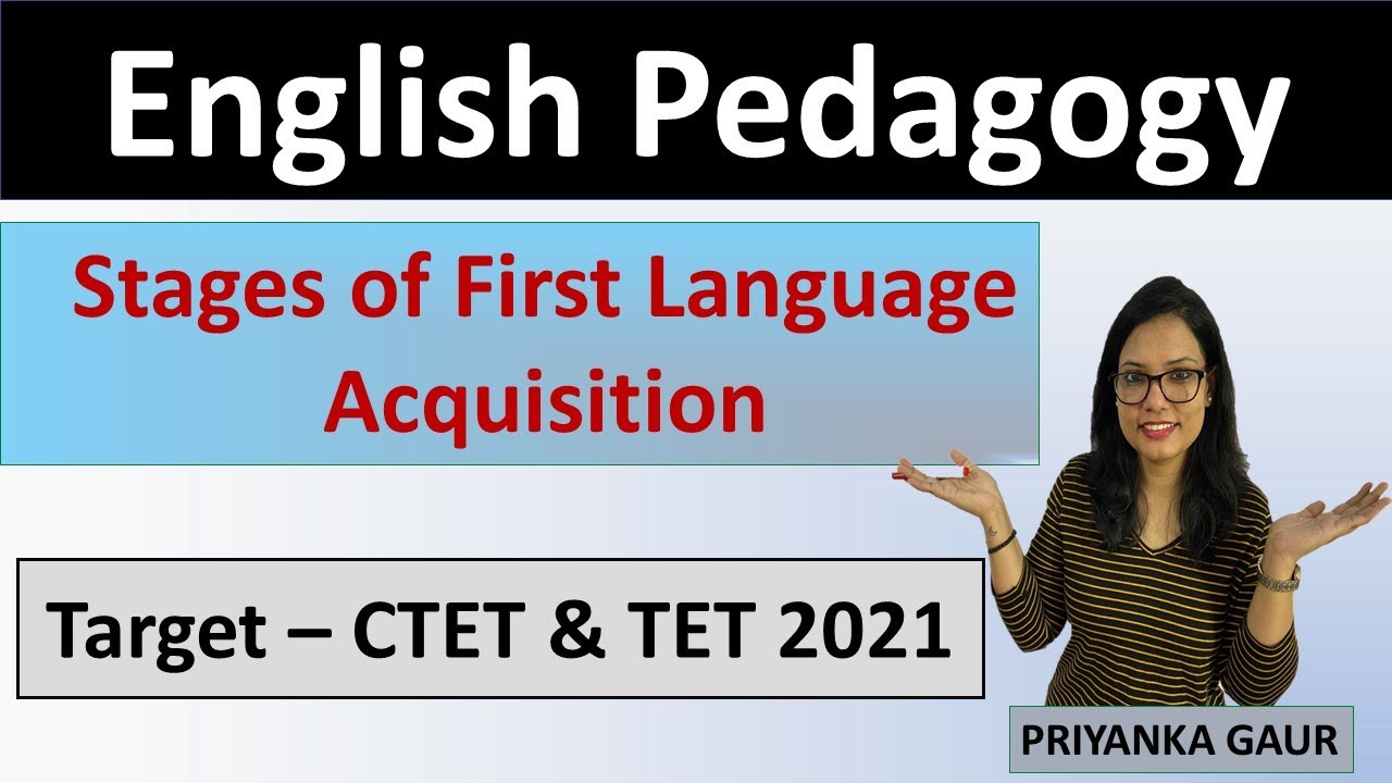 English Pedagogy- Rule of First Language Acquisition | CTET 2021 - YouTube