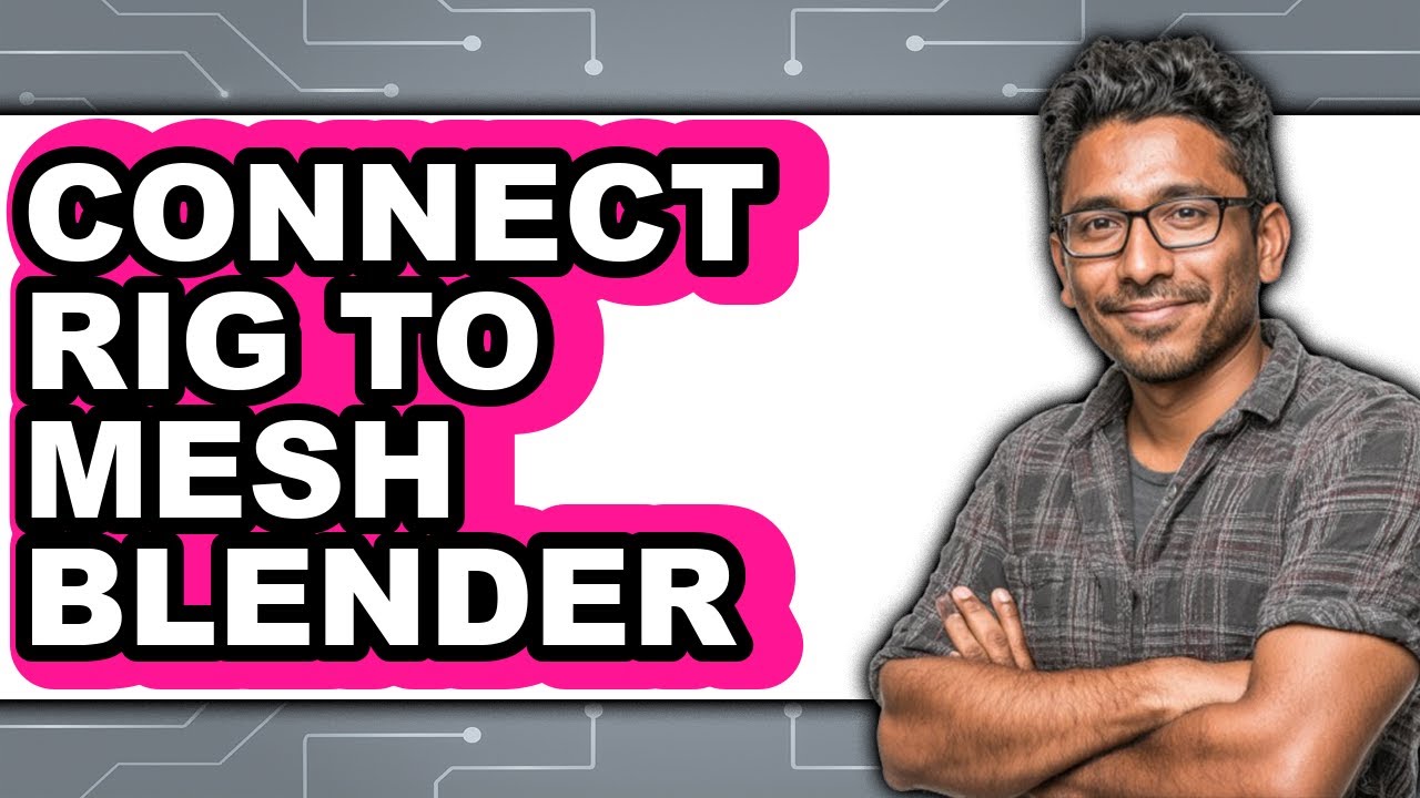 How to Connect Rig to Mesh Blender (easy Method) - YouTube