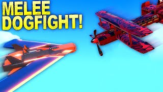MELEE ONLY DOGFIGHTING! Who Can Build The Strongest Plane?