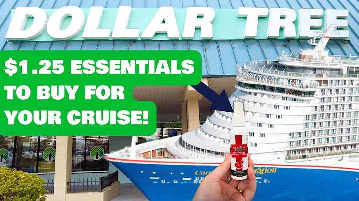 7 Dollar Tree cruise essentials for $1.25!