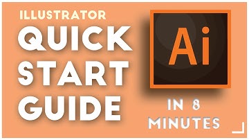 Adobe Illustrator 8 Minute QUICKSTART Guide 2021 | Basics for Beginners