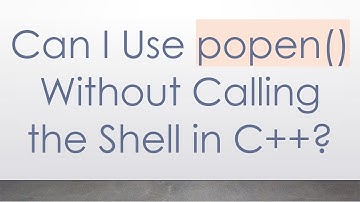Can I Use popen() Without Calling the Shell in C++?