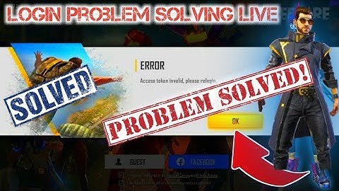 Network Connection Error || Access Token Invalid Please Relogin in Free Fire || Game Not Opening