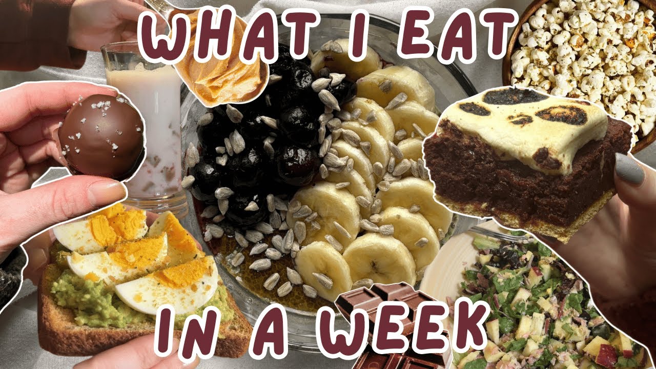 ASMR What I Ate This Week ♥️ (realistic homemade meals)