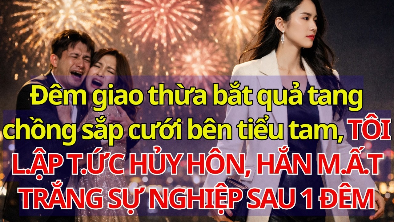 Đêm giao thừa bắt quả tang chồng sắp cưới bên tiểu tam, TÔI L.ẬP T.ỨC HỦY HÔN, HẮN TRẮNG TAY