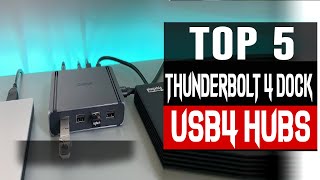 top 5 best thunderbolt 4 dock - thunderbolt 4 and usb4 hubs and docks 2023