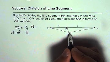 01 Find Vector Dividing Line Segment Internally