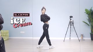 [Mirrored] BLACKPINK X Selena Gomez - 'Ice Cream' one take practice dance cover