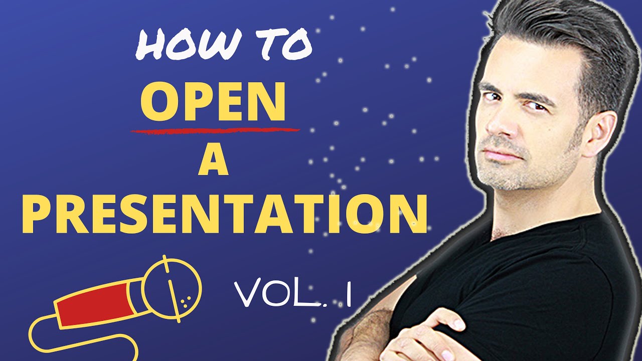 how to open presentation ceremony