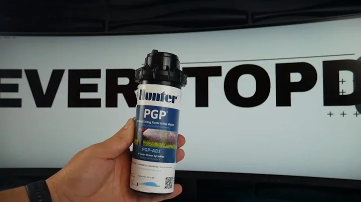 How to change a nozzle on Hunter PGP Rotating sprinkler head