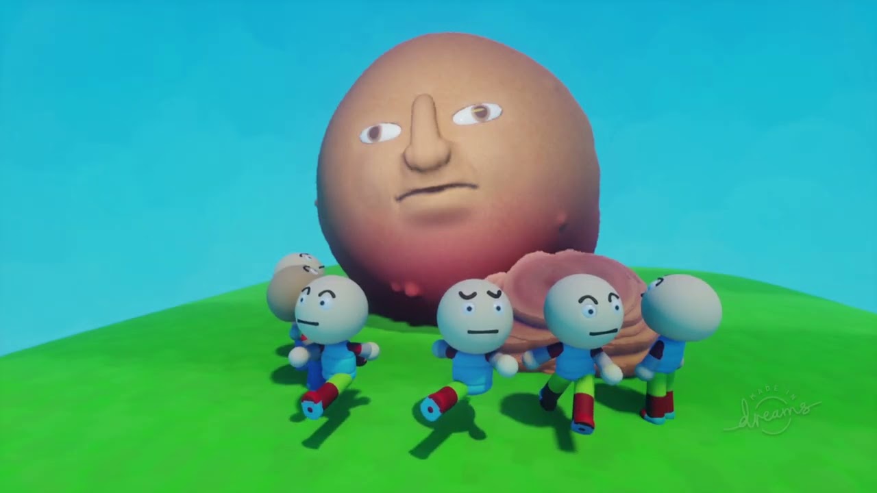 The Meatball Man + Little Runmo _MIX_ Dreams SonyPlaystation Gameplay / Наслаждайтесь