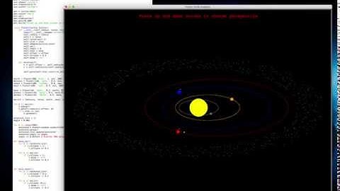 Super easy model of the solar system part 2 using python and turtle.