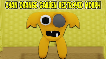 UPDATE - How To Find CYAN ORANGE GARDEN DESTROYED MORPH in Backrooms Morphs - ROBLOX