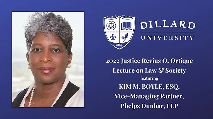 2022 Dillard University Justice Revius O. Ortique ...