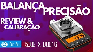 BALANÇA DE PRECISÃO BRIFT 500g x 0.001g (Ka67 / K1918b) - CALIBRAÇÃO E REVIEW screenshot 1
