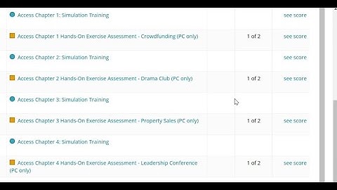 Access Chapter 3 Simulation Training Tutorial - Complete Guide (Pearson MyLab)