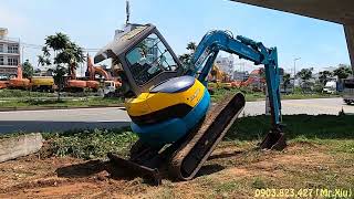 [Đã bán] Test Kubota Rx403S (gàu 0.2) sx năm 2006, cần dài, hoạt động lanh lẹ và siêu khỏe