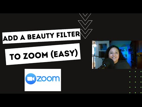 Video How to add a beauty filter to your ZOOM - youtube