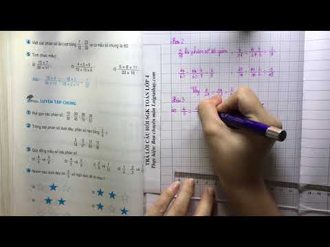 Video Giải bài: Luyện tập chung (trang 118) SGK Toán 4. - youtube
