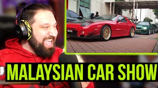 MALAYSIAN CAR SHOW Reaction!  WILD CARS! American reacts to Malaysia Car Meet