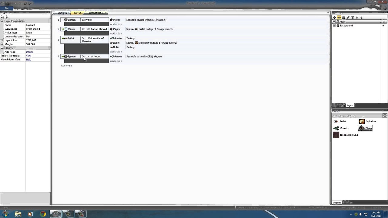 Game Development w/ Construct 2 Tutorial - 11 - How to Make the ...