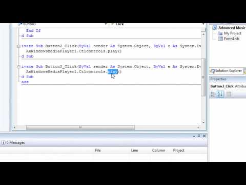 Visual Basic Advanced Music Player Tutorial HD